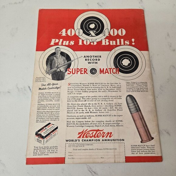 Vintage The American Rifleman Magazine March 1936 Edition Original NRA - Picture 5 of 7